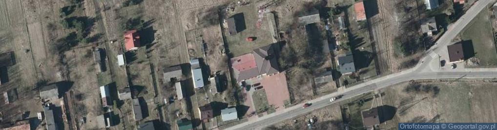 Zdjęcie satelitarne OSP w Grodzisku