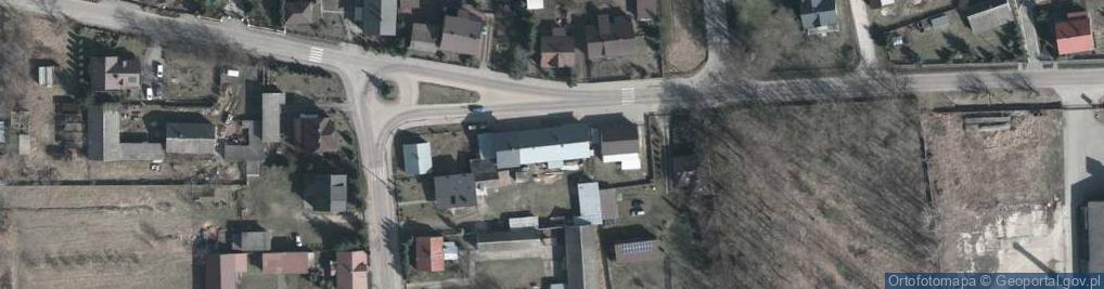 Zdjęcie satelitarne OSP w Grzebowilku