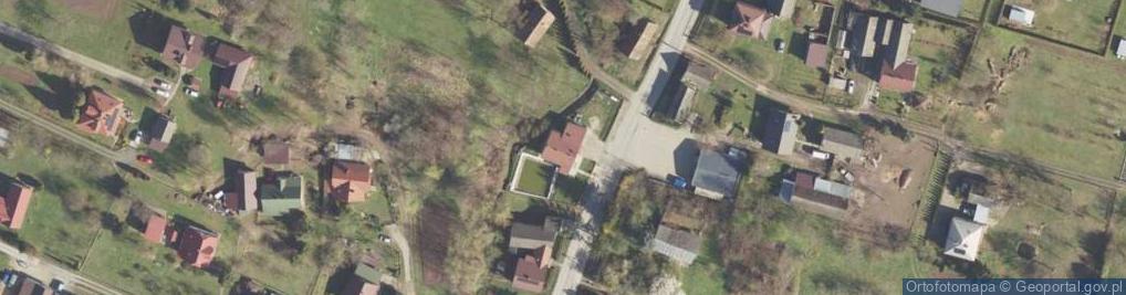 Zdjęcie satelitarne OSP w Grzęsce