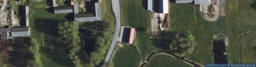 Zdjęcie satelitarne OSP w Gumowie