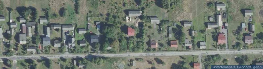 Zdjęcie satelitarne OSP w Gustawowie