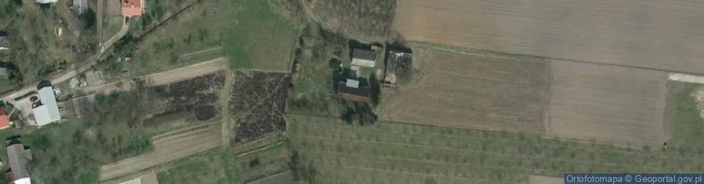 Zdjęcie satelitarne OSP w Hnatkowicach