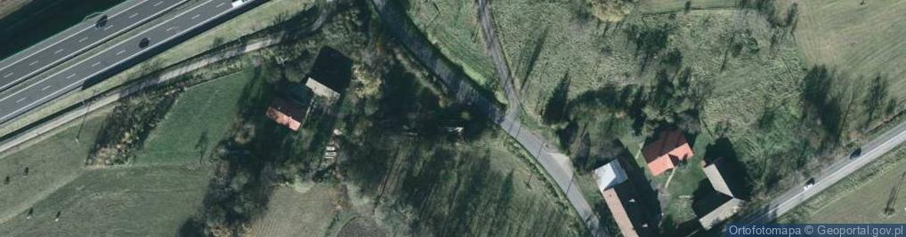 Zdjęcie satelitarne OSP w Iskrzyczynie