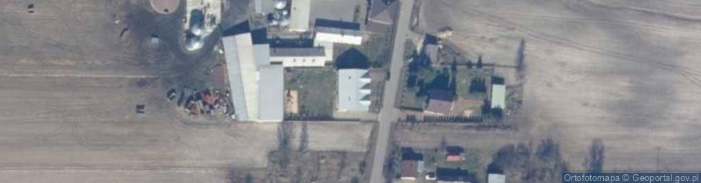 Zdjęcie satelitarne OSP w Izdebniku