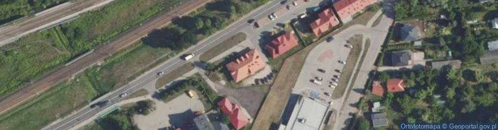 Zdjęcie satelitarne OSP w Jaktorowie