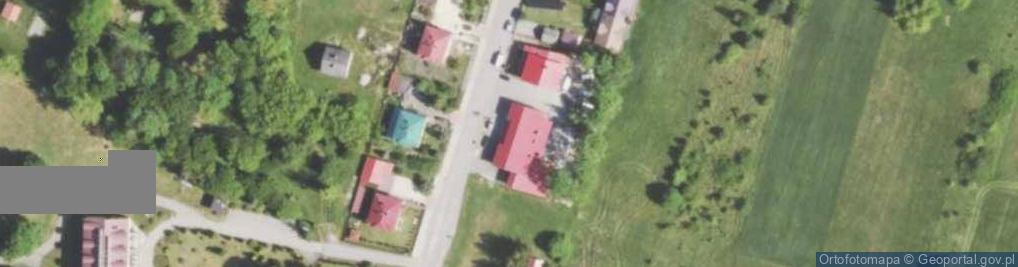 Zdjęcie satelitarne OSP w Janiku
