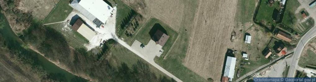 Zdjęcie satelitarne OSP w Jedliczu