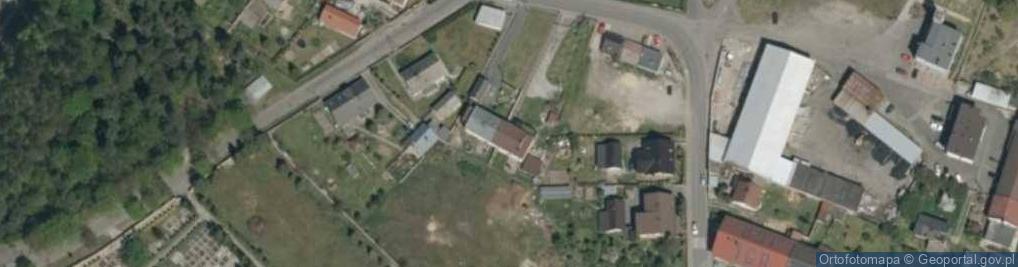 Zdjęcie satelitarne OSP w Jemielnicy
