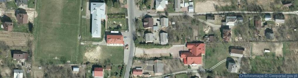 Zdjęcie satelitarne OSP w Jodłówce