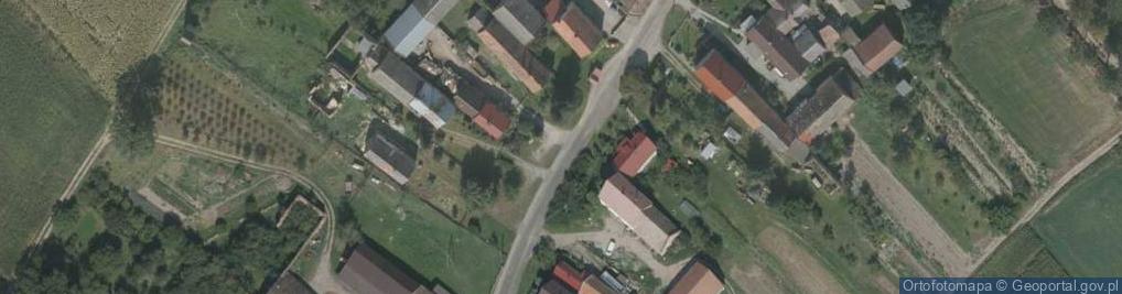 Zdjęcie satelitarne OSP w Jodłowie