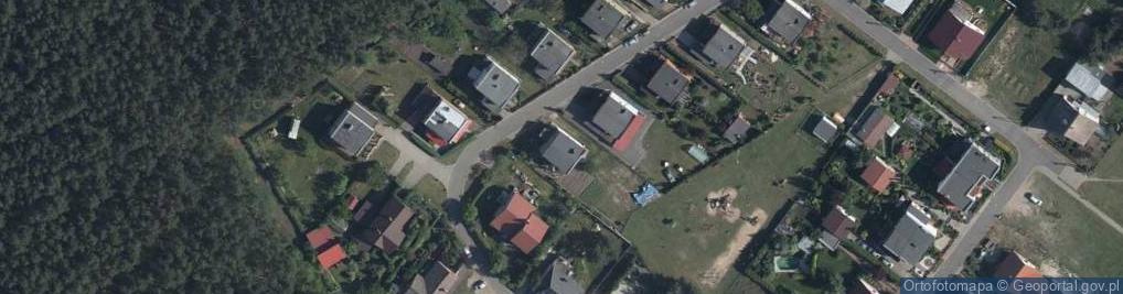 Zdjęcie satelitarne OSP w Jordanowie