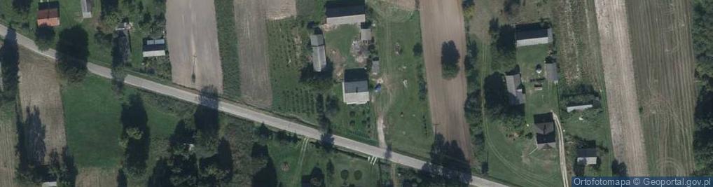 Zdjęcie satelitarne OSP w Justynówce