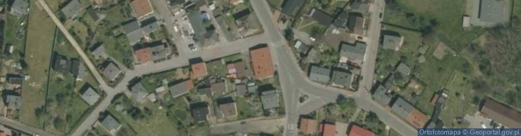 Zdjęcie satelitarne OSP w Kaletach
