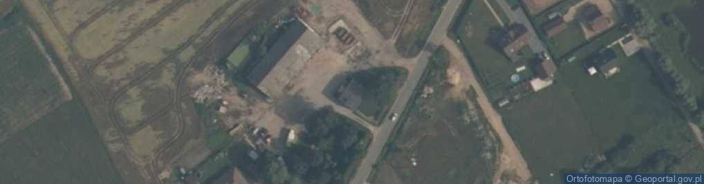 Zdjęcie satelitarne OSP w Kamierowie