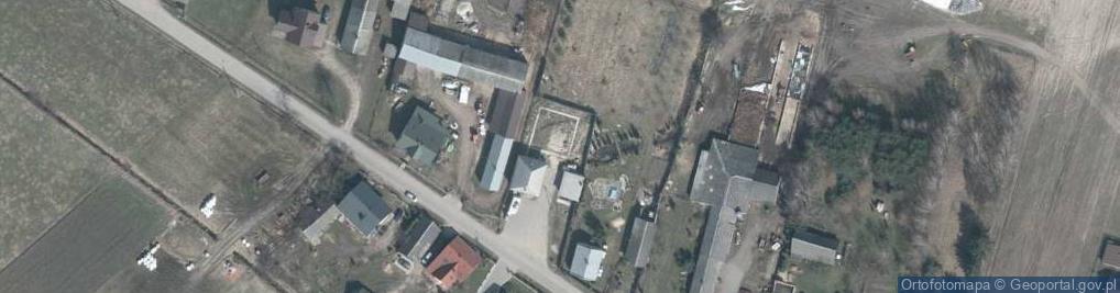 Zdjęcie satelitarne OSP w Kamionce