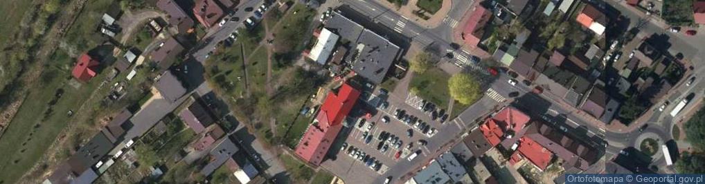 Zdjęcie satelitarne OSP w Karczewie
