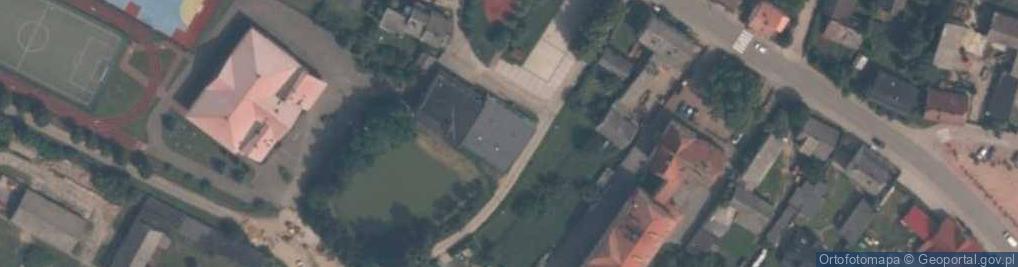 Zdjęcie satelitarne OSP w Karsinie