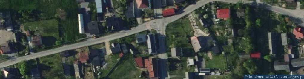 Zdjęcie satelitarne OSP w Kątach Walichnowskich