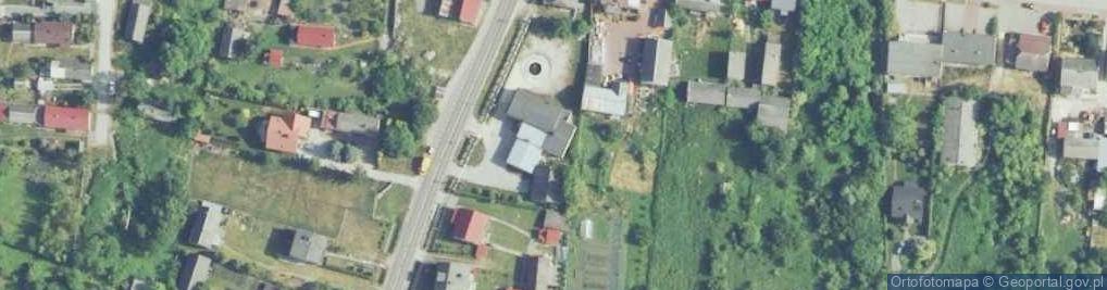 Zdjęcie satelitarne OSP w Kijach