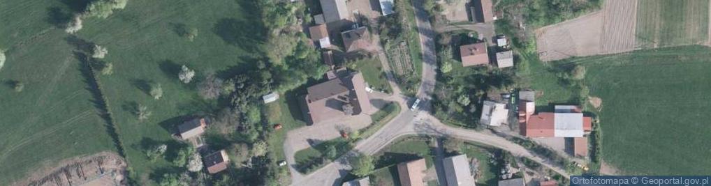 Zdjęcie satelitarne OSP w Kisielowie