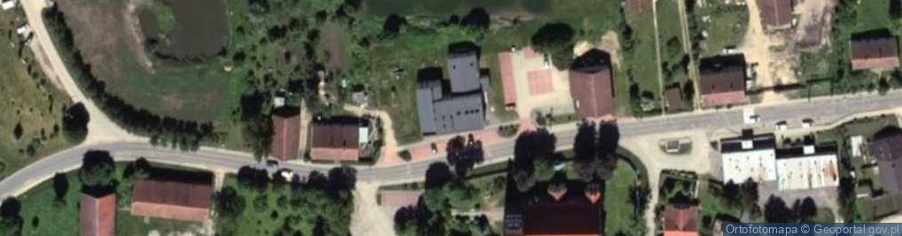 Zdjęcie satelitarne OSP w Kiwitach