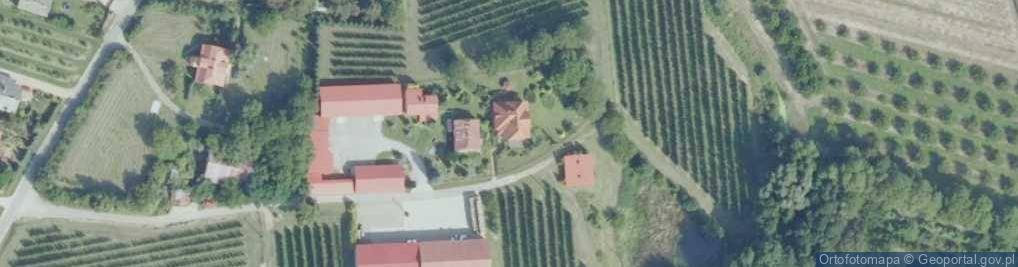 Zdjęcie satelitarne OSP w Kleczanowie