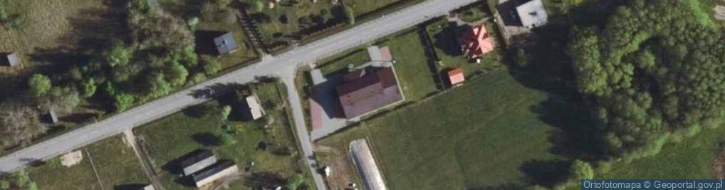 Zdjęcie satelitarne OSP w Kleczkowie