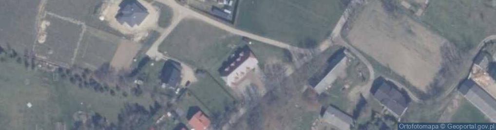 Zdjęcie satelitarne OSP w Kłosowie