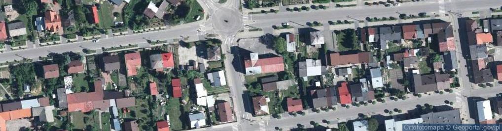 Zdjęcie satelitarne OSP w Kocku