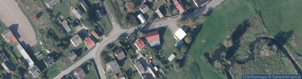 Zdjęcie satelitarne OSP w Koczergach
