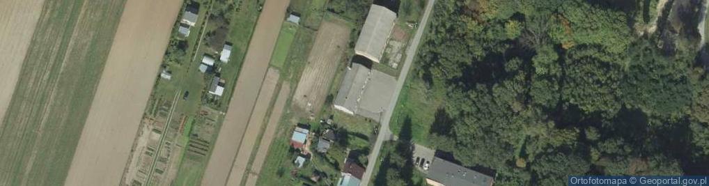 Zdjęcie satelitarne OSP w Kolonii Ciechanki
