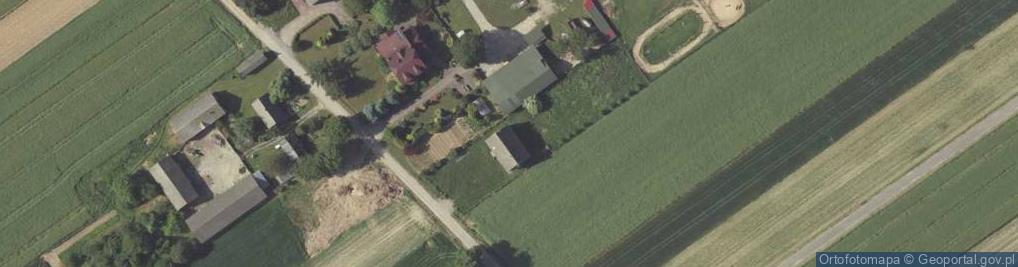 Zdjęcie satelitarne OSP w Kolonii Kawęczyn