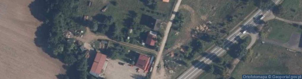 Zdjęcie satelitarne OSP w Kolonii Ostrowickiej