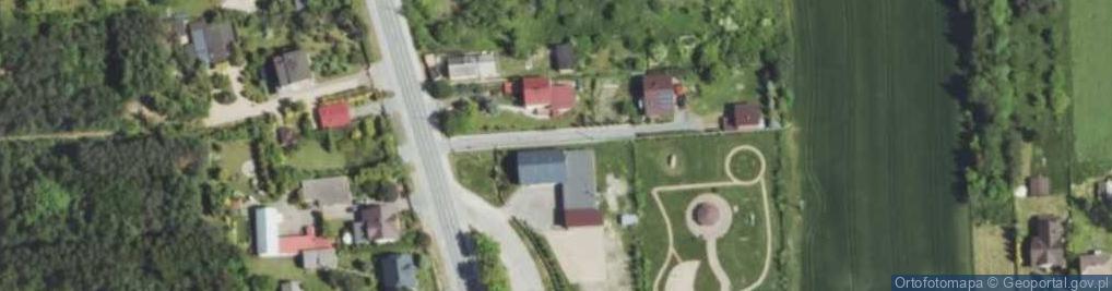 Zdjęcie satelitarne OSP w Koninie