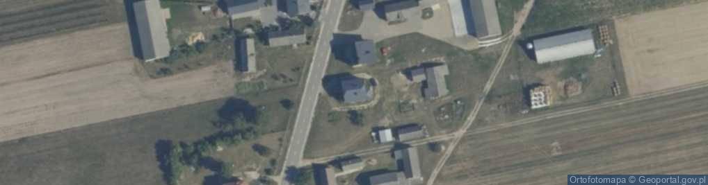 Zdjęcie satelitarne OSP w Korczówce