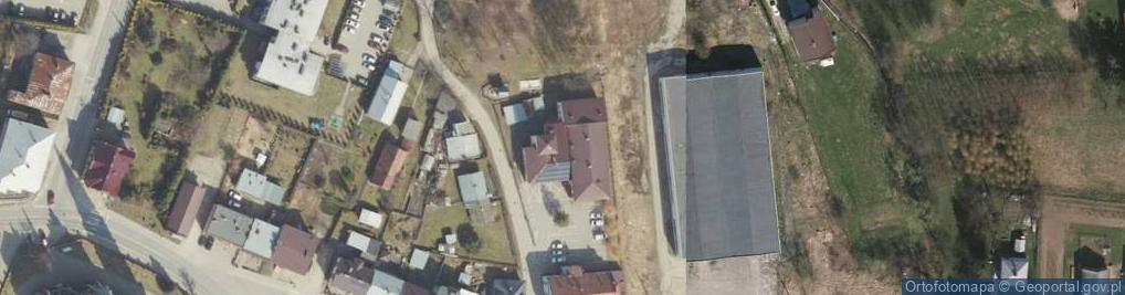 Zdjęcie satelitarne OSP w Korczynie