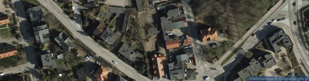 Zdjęcie satelitarne OSP w Kościerzynie