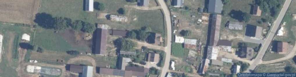 Zdjęcie satelitarne OSP w Kosewie