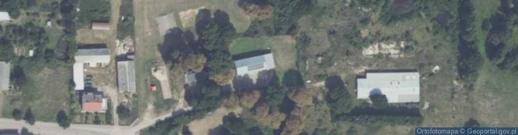 Zdjęcie satelitarne OSP w Kosinach Bartosowych