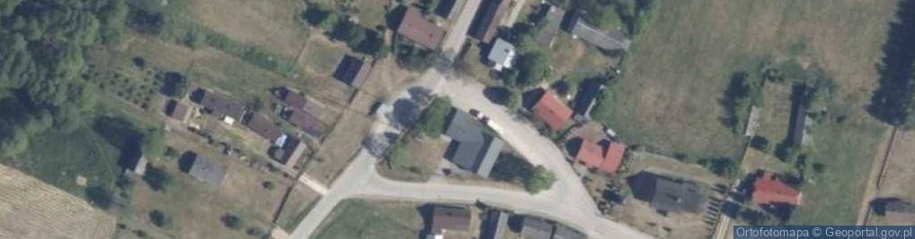 Zdjęcie satelitarne OSP w Kossowie