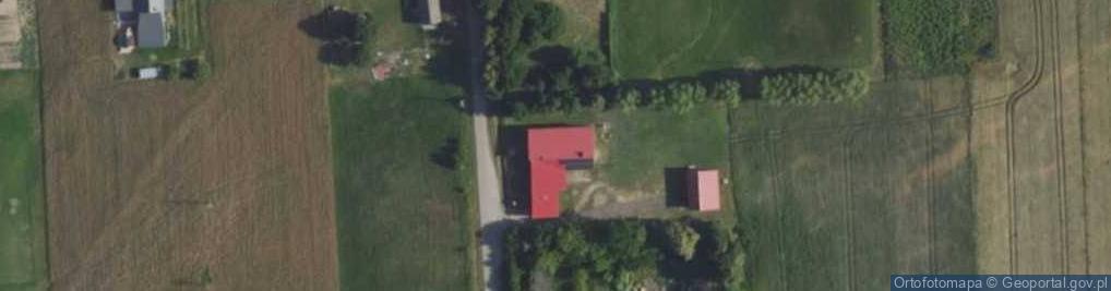 Zdjęcie satelitarne OSP w Koziegłowach