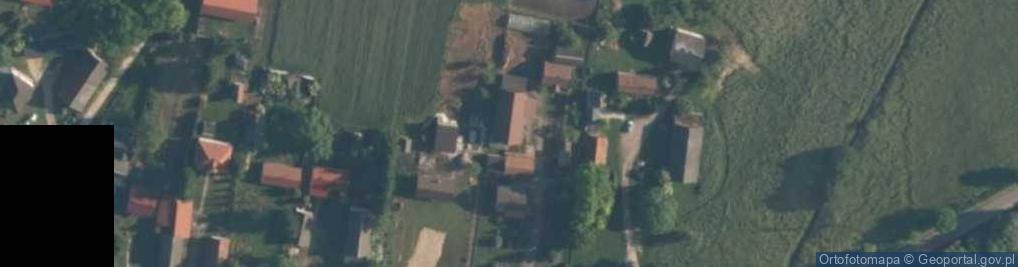 Zdjęcie satelitarne OSP w Kozubowie