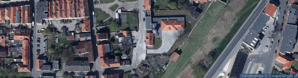 Zdjęcie satelitarne OSP w Kożuchowie