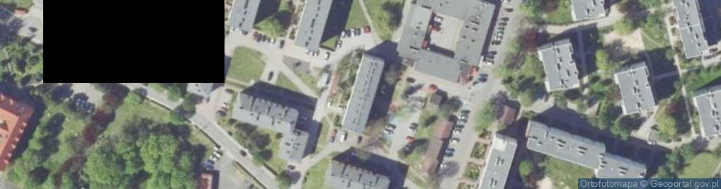 Zdjęcie satelitarne OSP w Krapkowicach