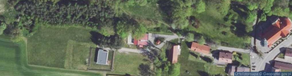Zdjęcie satelitarne OSP w Krasiejowie