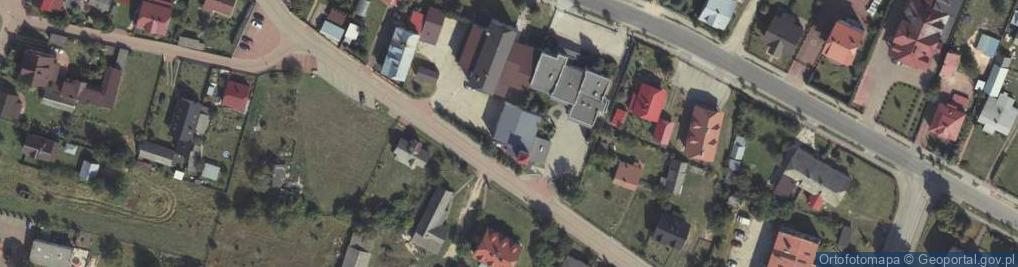 Zdjęcie satelitarne OSP w Krasnobrodzie
