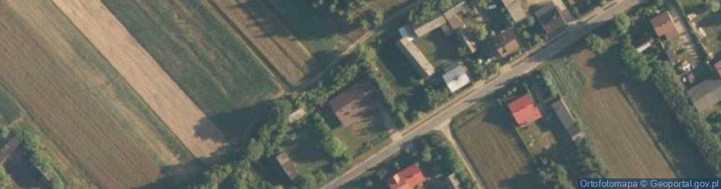 Zdjęcie satelitarne OSP w Krokocicach
