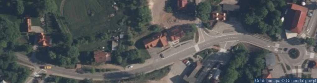 Zdjęcie satelitarne OSP w Kruklankach