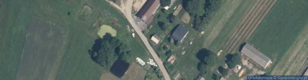 Zdjęcie satelitarne OSP w Krynkach