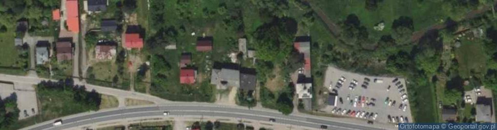 Zdjęcie satelitarne OSP w Krzemiędzie